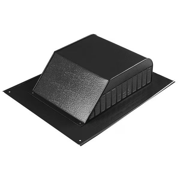 Roof Louver, 18 in L, 2012 in W, Aluminum, Black, Master Flow, Mfr#: SSB960ABL